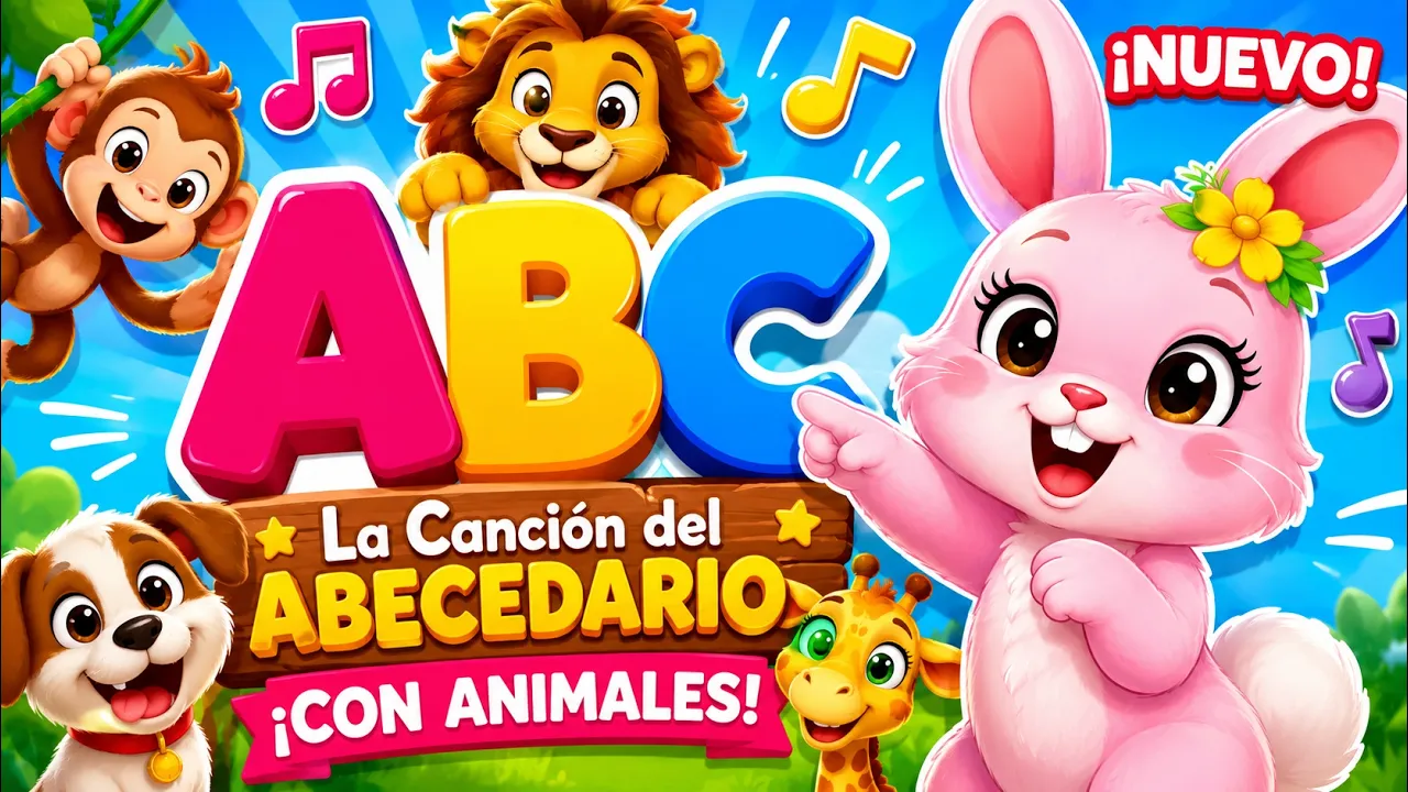 Letras y abecedario para niños con Luna