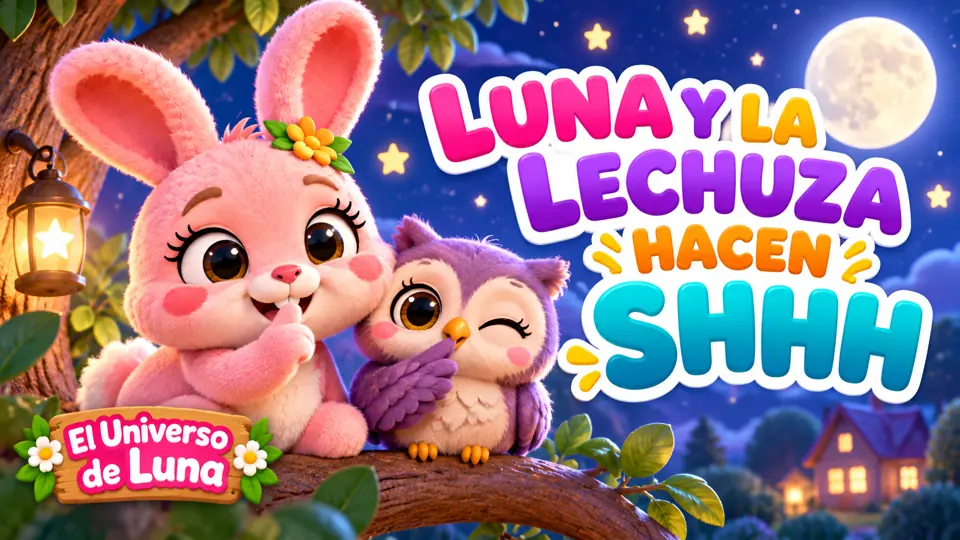 Luna y la lechuza hacen shhh - El Universo de Luna