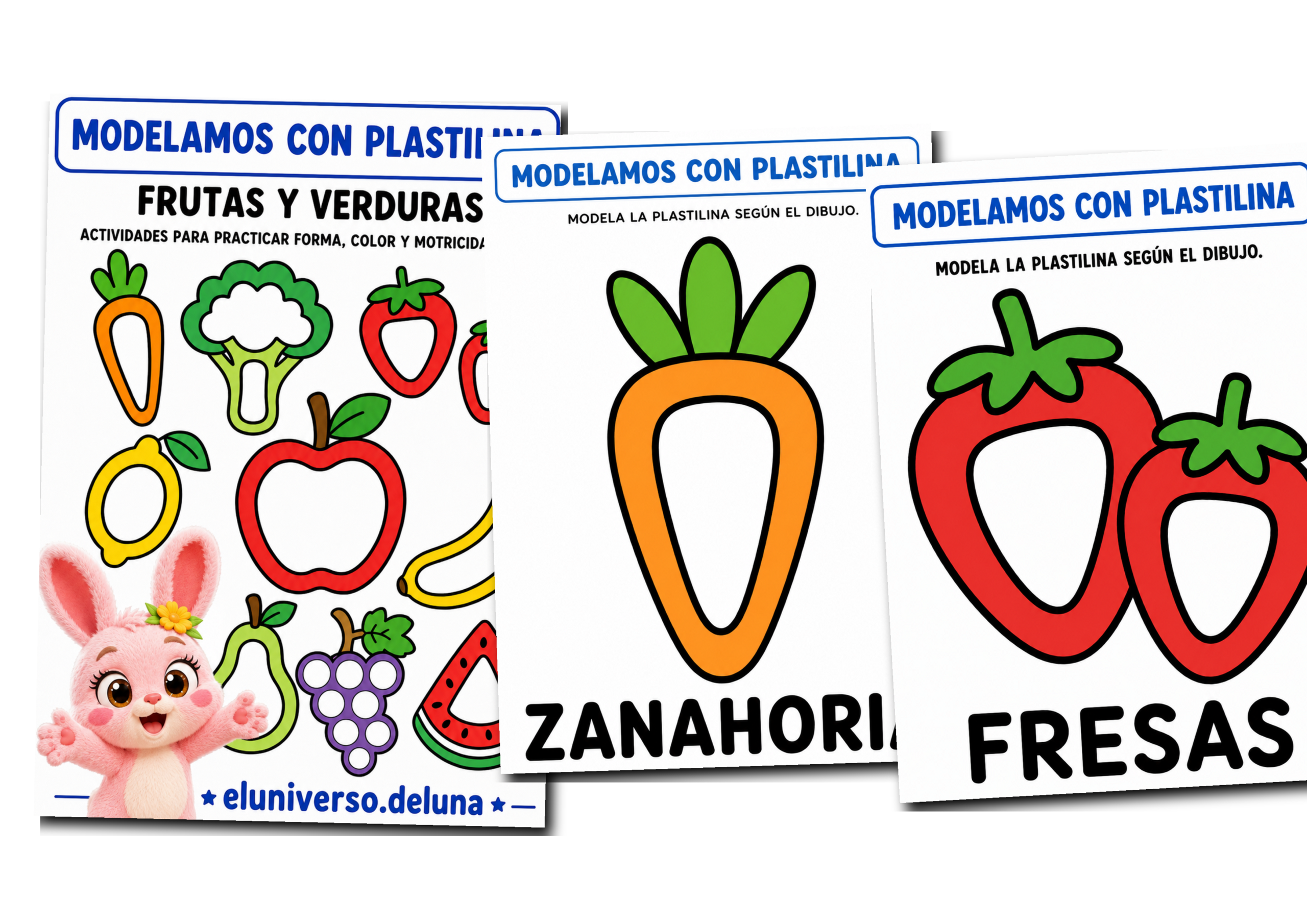 Muestra de actividades para aprender frutas